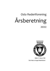 Oslo Rederiforening Årsberetning 2022